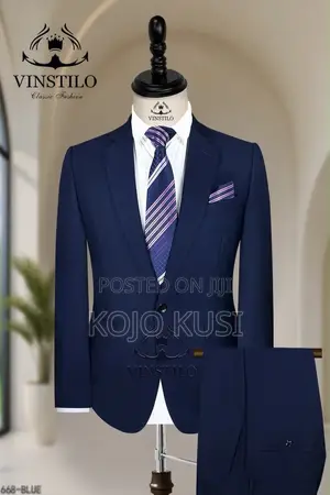Official Mandarin Collar Suit - Black