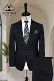 Official Mandarin Collar Suit - Black - 2