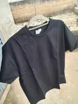 Mr. Tan Plain Black T-Shirt - 1