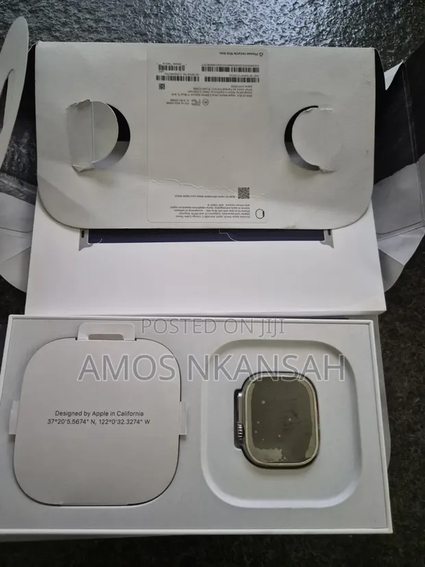 Apple Watch Ultra (49mm Titanium) with Black Ocean Band - Unboxed - 1