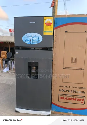 Innova 210L Double Door Refrigerator with Water Dispenser