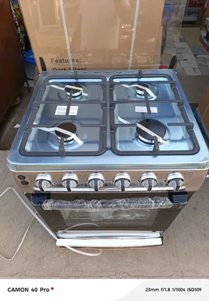 Innova 60x60cm 4-Burner Gas Cooker with Oven & Grill