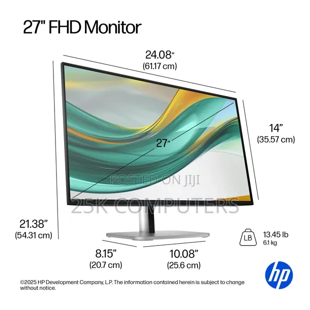 HP Series 5 Pro 527pm 27" QHD Monitor - 1