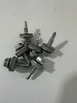 Roofing Screws 4.8 x 19mm Zinc Plated + EPDM Washer - 2