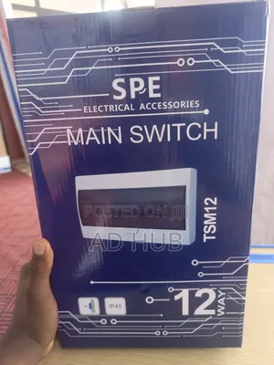 Main Switch 12 Way MCB + 2P Isolator Surface