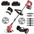 Brand New Lawn Mower with 3 Batteries - 1