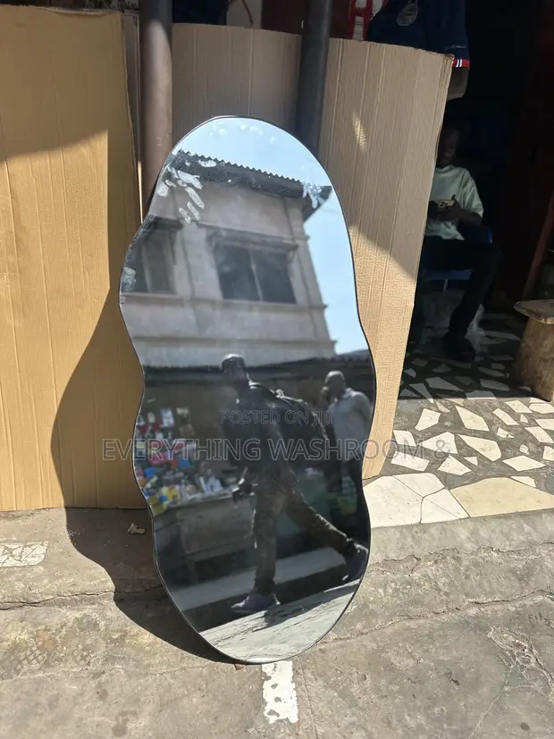 Freeform Irregular Dressing Mirror - 1