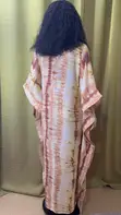 Tie-Dye Kaftan Maxi Dress - Size 14 - 3