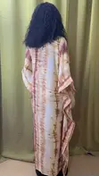 Tie-Dye Kaftan Maxi Dress - Size 14 - 4