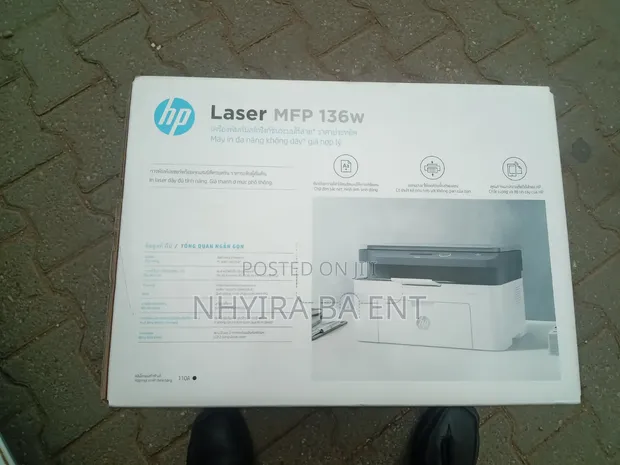 HP Laser MFP 136W Wireless Printer - 1