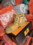 Khaki Industrial Safety Work Boot - 2
