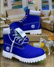 Original Timberland Waterproof Boots - Blue/White - 4