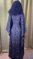 Zebra Print Kaftan Maxi Dress - Size 14 - 4