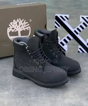 Original Timberland Waterproof Boots - Triple Black
