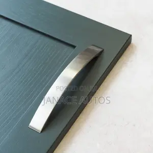 2x Brushed Nickel Cabinet Strap Handles (160mm)