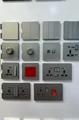 T6 Grey Electrical Socket - 2