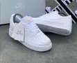 Original Kids Nike Air Force 1 All White - 1