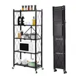 Modern 5-Tier Foldable Metal Storage Rack - 4