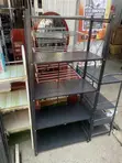 Modern 5-Tier Foldable Metal Storage Rack - 5