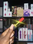 Rechargeable Lipstick Vibrator Sextoy - 1