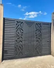 Modern Metal Security Gate - Custom Design - 2