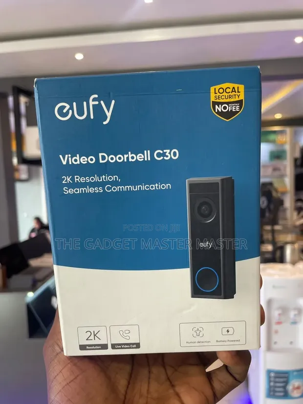 Eufy Security C30 Battery-Powered Video Doorbell - 1