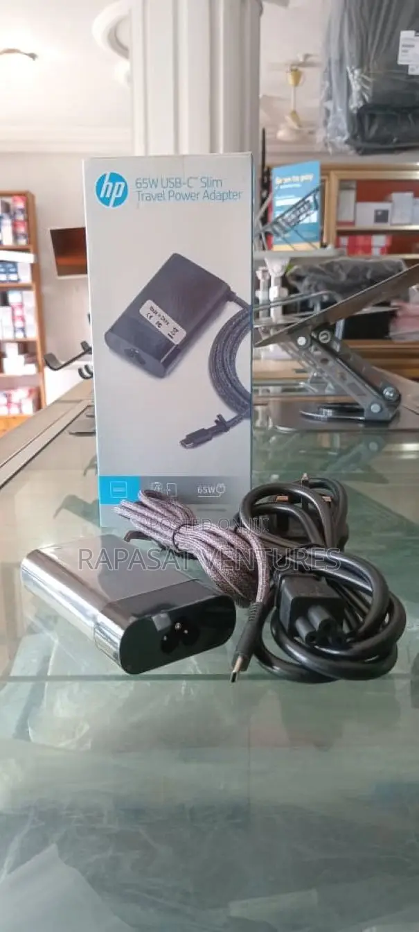 Original HP 20V 3.25A 65W Type-C Adapter (HP Packaging) - 1