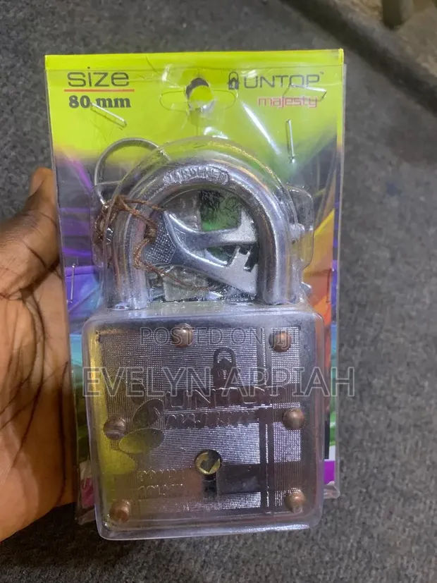 Untop Majesty 80mm Padlock - 1
