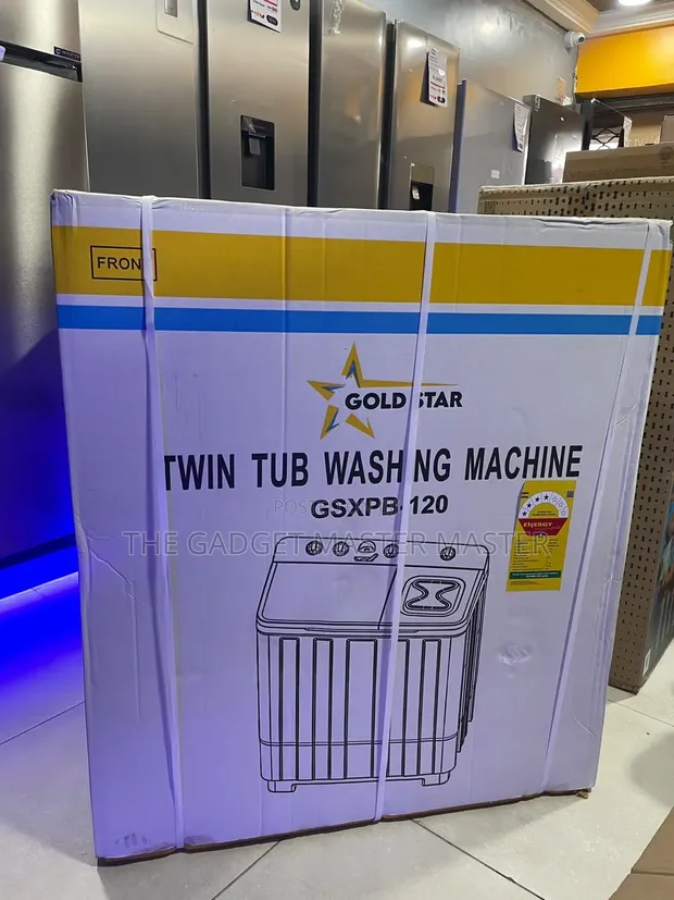 Gold Star GSXPB-120 Twin Tub 26KG Top Load Washing Machine - 1