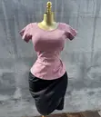 Black Skirt and Top Set - 1