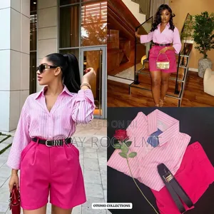 Classic 2 Piece Niker and Top - Hot Pink