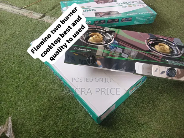 Flamino Double Burner Gas Stove - Brand New - 1