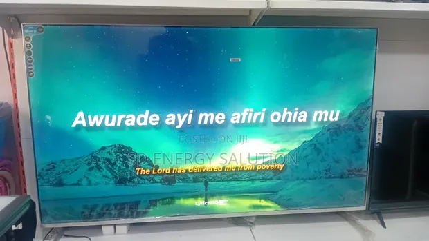 75-Inch Green Smart LED TV - 1