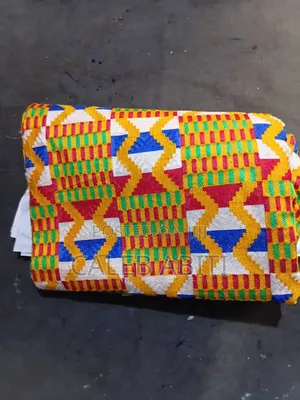 Authentic Ghanaian Kente Cloth - Fatia Fata Nkrumah Pattern