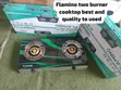 Flamino Double Gas Burner Cooker - Premium Finish - 1