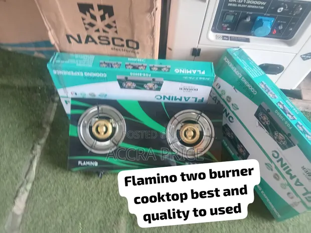 Flamino Premium Double Burner Gas Cooker - 1