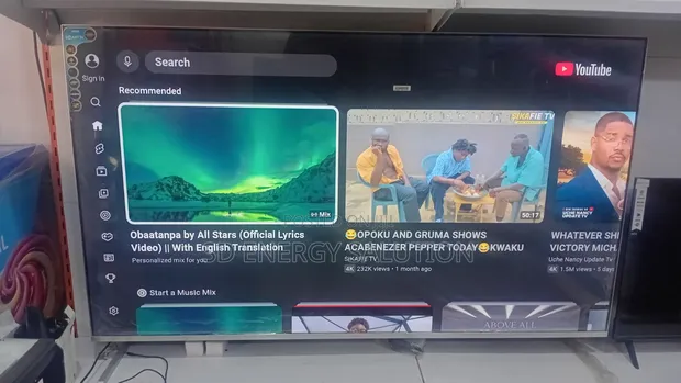 Green 75" Smart TV - Premium Big-Screen Entertainment - 1