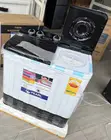 Premium 12kg Twin Tub Washing Machine (White/Black) - 2