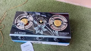 Ailyons 3-in-1 Table Top Gas Stove - Elegant Glass Top, Auto Ignition