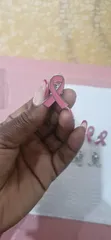 Breast Cancer Awareness Pink Brooch - 3