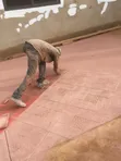 Terracotta Colour Stamp Concrete Service - 1