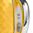 Yellow Diamond Textured Kettle & 2-Slice Toaster Set - 3