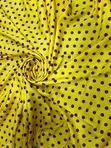 Premium Multicolored Floral Printed Silk/Satin Fabric - 2
