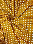 Premium Multicolored Floral Printed Silk/Satin Fabric - 3