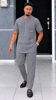 Men's Two-Piece Senator Suit Set - 4