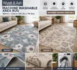 Wyatt Ash Machine Washable Area Rug - 160x226cm - 1