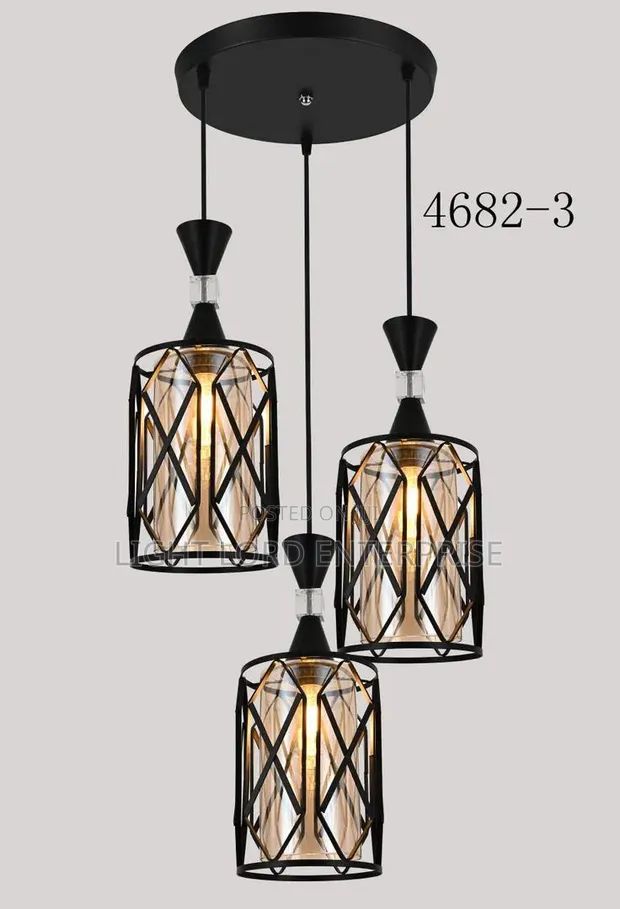 4682_2 Blade Basket Pendant Light - 1