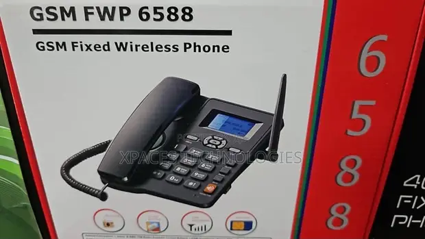 Landline GSM 4G Dual SIM Phone for Home/Office - 1