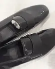 Zara Patent Leather Loafers - Black, Size 42 - 1