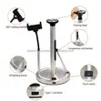 Jumbo Tissue Holder with Phone Shelf - Stainless Steel - 2